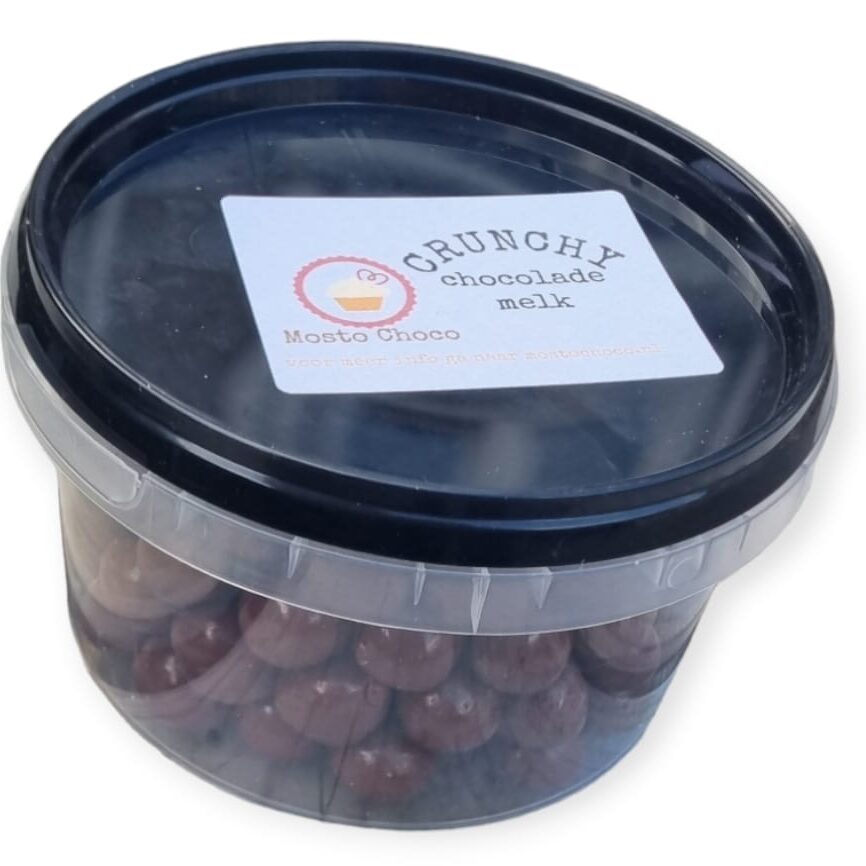Crunchy chocolade melk Crunchy chocolade melk